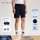 TOMMY HILFIGER【微彈直筒】夏季男裝經(jīng)典百搭商務(wù)簡(jiǎn)約休閑西褲短褲34855 藏青色DW5 32