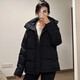 LULULEMEN Wunder Puff 五格加厚羽絨服運動休閑可拆卸外套 黑色 均碼 6碼