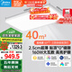 美的（Midea）真超薄吸頂燈客廳臥室燈全光譜led護(hù)眼智控160瓦燈具極光S5包安裝