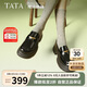 他她（TATA）2025春時(shí)尚休閑樂(lè)福鞋女7OL35AA5 黑色 37