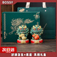 BOSSY故宮風(fēng)文創(chuàng  )招財石獅茶寵好事發(fā)生桌面擺件開(kāi)業(yè)喬遷結婚商務(wù)伴手禮 好柿發(fā)生+底座·高檔禮盒