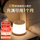 大頭人（datouren）小夜燈嬰兒喂奶哺乳夜燈臥室床頭燈氛圍睡眠起夜燈充電觸摸拍拍燈