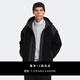 加拿大鵝（Canada Goose）【新品】Alberni男士雙面羊毛抓絨飛行員夾克大鵝外套 7067M 9381 黑色/黑色 M