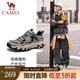 駱駝（CAMEL）【山城】男鞋戶外登山鞋網(wǎng)面透氣男士厚底跑步休閑運動鞋子 G15S342004 淺綠 四季款 42