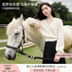 香影法式v領(lǐng)玫粉色減齡針織上衣女秋裝2025新款鏤空毛衣開衫外套 米色 L