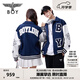 BOY LONDON【棒球少年】秋男女同款外套拼色印花學(xué)院風(fēng)時(shí)尚棒球服N12003 藏青色 常規(guī) S