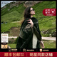 辛瓦伊·克洛斯輕奢秋冬季旅游斗篷披肩女保暖外搭大外套披風(fēng)生日禮物送女友老婆CK圍巾-水墨色【限定禮盒包裝】