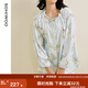 sohiwoo月子服春夏款純棉產(chǎn)后孕婦睡衣春夏季產(chǎn)婦哺乳睡衣孕婦居服 卡布利鴨（帶哺乳口） L【奇幻之旅｜夢游仙境系列】