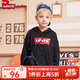 Levi's 李維斯童裝男女童連帽經(jīng)典蝙蝠標衛衣春秋純棉兒童舒適針織上衣 正黑色 150 /72 【建議身高140-152cm】