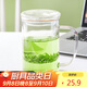 唯銘諾（WEIMINGNUO）耐高溫過(guò)濾泡綠茶花茶杯可加熱玻璃杯帶蓋雙層茶水分離杯子500ML