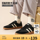 Semir男鞋復(fù)古德訓(xùn)鞋男秋季新款簡約休閑鞋板鞋男STH243039 黑色 40