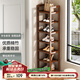 安爾雅楠竹簡(jiǎn)易鞋架門(mén)口多層家用鞋架子宿舍防塵鞋柜置物架 茶色7-30