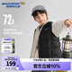 Skechers斯凱奇童裝兒童馬甲男女童背心坎肩大童外套L424K080/L425K029 L424K080-碳黑/0018 165
