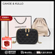 CAHOE KULLO包包女包2025年新款女士斜挎包輕奢侈單肩包菱格小方包時(shí)尚品牌 黑色-CK生日禮物送女友
