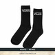 VANS范斯官方 男子長(cháng)襪襪子經(jīng)典LOGO印花運動(dòng)休閑滑板初學(xué)者 黑色 均碼