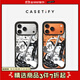 CASETIFY 【星宇橙適配】搖滾貓貓 適用于iPhone17/16/15 Air/Plus/Pro/Max 蘋(píng)果手機殼 透明黑框Magsafe iPhone 16 Pro Max