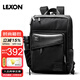 樂上（LEXON）電腦包雙肩包15.6/16英寸筆記本商務大容量旅行男士背包書包黑色