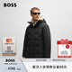 BOSS博斯【七夕節(jié)禮物】男士常規(guī)版型休閑派克羽絨大衣 001-黑色 S