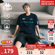 卡帕（Kappa）背靠背運動(dòng)短袖男款純棉2025新款夏情侶t恤男士半袖女K0EX2TD01D 高級顯白-吸濕/透氣-暗夜藍黑906 L （尺碼推薦適合175/96A）