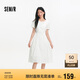 森馬[商場同款]連衣裙女設計感不規(guī)則2025夏木耳邊中長裙101325114041