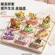 煦貝樂(lè )兒童拼裝積木玩具男女孩新年禮物小顆粒蛋糕模型擺件拼圖
