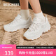 斯凱奇（Skechers）美拉熊女鞋夏季增高老爹鞋透氣時(shí)尚熊貓鞋百搭休閑運動(dòng)鞋149807
