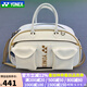 YONEX2025新款尤尼克斯羽毛球包yy單肩斜跨包波士頓包獨立鞋倉BB5854 BB5854  米白