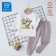 JEANSWEST CLUB真維斯集團兒童保暖內衣套裝冬男童秋衣秋褲三層夾棉打底女童睡衣 灰色保暖-吉他小狗 130 （建議身高110-120cm）
