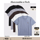 ABERCROMBIE & FITCH男裝25夏季新款5件組合套裝經(jīng)典小麋鹿重磅短袖T恤KI124-5045 灰色多色 L (180/108A)
