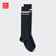 優(yōu)衣庫女裝HEATTECH高筒襪/襪子25秋冬新款480733 69 藏青色 S /M/23～25 cm