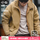 馬登工裝美式復(fù)古連帽羽絨服男反季加厚保暖外套90白鴨絨男士防寒衣服 卡其色 M （120-140斤）