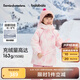 巴拉巴拉童裝女童羽絨服冬裝兒童三麗鷗外套【庫洛米IP】 紅色調(diào)00366-白鴨絨 120 充絨量114g