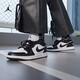 耐克女鞋 AJ1喬丹1JORDAN 1時尚運動鞋休閑鞋黑白熊貓百搭板鞋 DC0774-101  七夕禮物 39