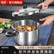 雙喜 高壓鍋304不銹鋼壓力鍋小型高壓鍋家用燃?xì)饷簹饷骰痣姶艩t通用 【3L/建議1-3人】 18cm