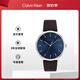 凱文克萊（Calvin Klein）CK手表摩登款皮帶簡(jiǎn)約石英男表生日禮物男25200052