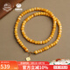 布達(dá)拉宮蜜蠟項(xiàng)鏈琥珀多圈925銀小吊牌手鏈?zhǔn)执信钌斩Y物送女友 蜜蠟隨型項(xiàng)鏈