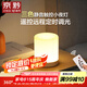 京黔充電小夜燈嬰兒喂奶燈觸摸夜燈臥室床頭燈伴睡眠氛圍燈宿舍拍拍燈