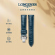 浪琴（LONGINES）名匠系列 男士鱷魚皮表帶+精鋼鍍銠折疊扣L682153039 