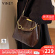viney輕奢水桶包包女包新款斜挎包高級感生日禮物送女友老婆 【咖色】高級感實(shí)用腋下包 品牌時(shí)尚百搭休閑通勤單肩包