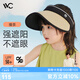 VVC遮陽帽男女童防紫外線大帽檐遮臉太陽帽戶外帽子 兒童款-撞茶
