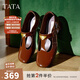 他她（TATA）超?，旣愓湫?025秋季新款復古淺口小皮鞋女鞋單鞋 熱可可（粗跟款）-7HF20 36