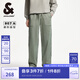 杰克·瓊斯（JACK&JONES）秋季時(shí)尚百搭水洗廓形松緊抽繩腰頭長褲牛仔褲褲子男裝225132085 E08橄欖綠 常規(guī) 32 175 W32/L32