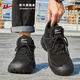 回力男鞋登山鞋2025秋冬季防潑水新款馬丁靴戶(hù)外工裝鞋 2686 黑色 40