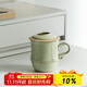 萬(wàn)仟堂（Edenus）陶瓷泡茶杯辦公杯個(gè)人專(zhuān)用高檔水杯春竹300ml