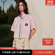 moussy 秋季女裝新款短款條紋米奇印花短袖襯衫女028GSQ30-0130 091淺粉色 00020/F