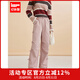 IEF/愛(ài)依服休閑褲女2025新款秋季時(shí)尚百搭個(gè)性設計感氣質(zhì)長(cháng)褲哈倫褲 粉 XL