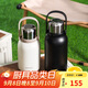 樂(lè )扣樂(lè )扣（LOCK&LOCK）大容量不銹鋼保溫壺保溫保冷水壺戶(hù)外旅行運動(dòng)水壺帶提手1.3L白色