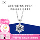 IDC【七夕情人節(jié)】人工培育鉆石項(xiàng)鏈 pt950鉑金套鏈送老婆禮物趙露思 PT950鉑金項(xiàng)鏈+鉑金吊墜NGTC國檢 50分鉆石D色VS/3EX