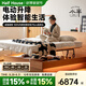 小半家具櫻桃木電動箱體床1.5小戶型實木單雙人主臥1.8米高箱儲物床 【櫻桃木】海岸電動箱體床 1800mm*2000mm