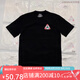 PALACE【陳冠希王一博同款】三角形潮牌T恤印花圓領(lǐng)短袖寬松 男女同款 黑色 S